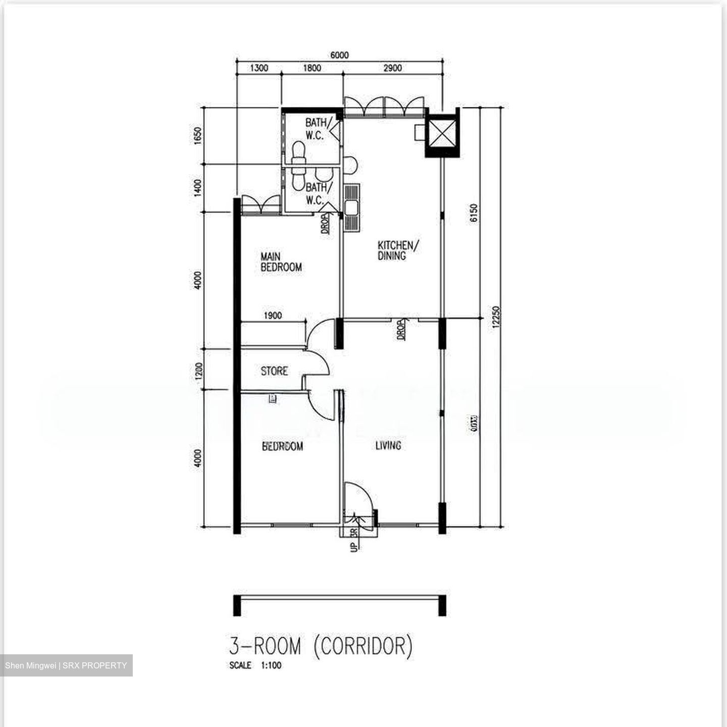 Blk 308 Clementi Meadows (Clementi), HDB 3 Rooms #632906001